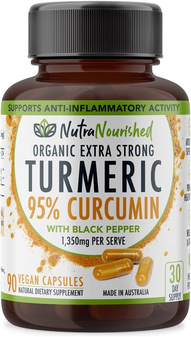 Organic Turmeric Capsules with Bioperine