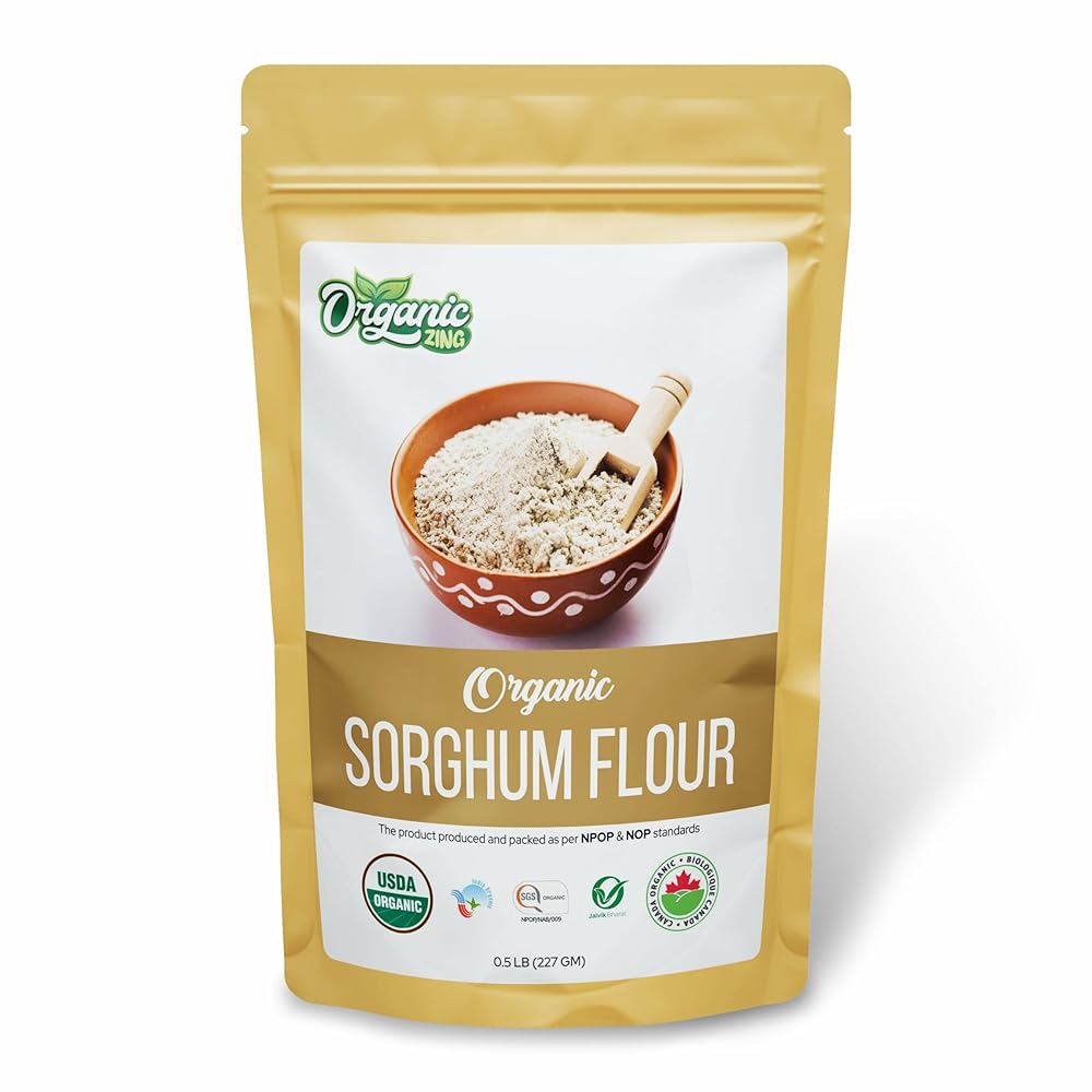 Organic Zing Sorghum Flour, USDA Certified