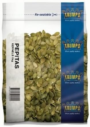 Pepita Pumpkin Seeds by Trumps, 1kg