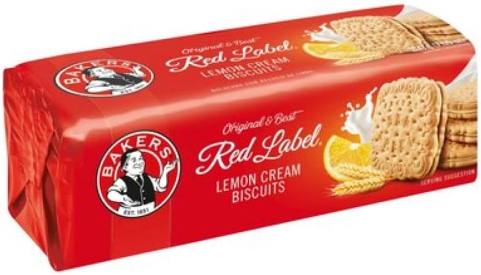Red Label Lemon Creams Biscuit 200g