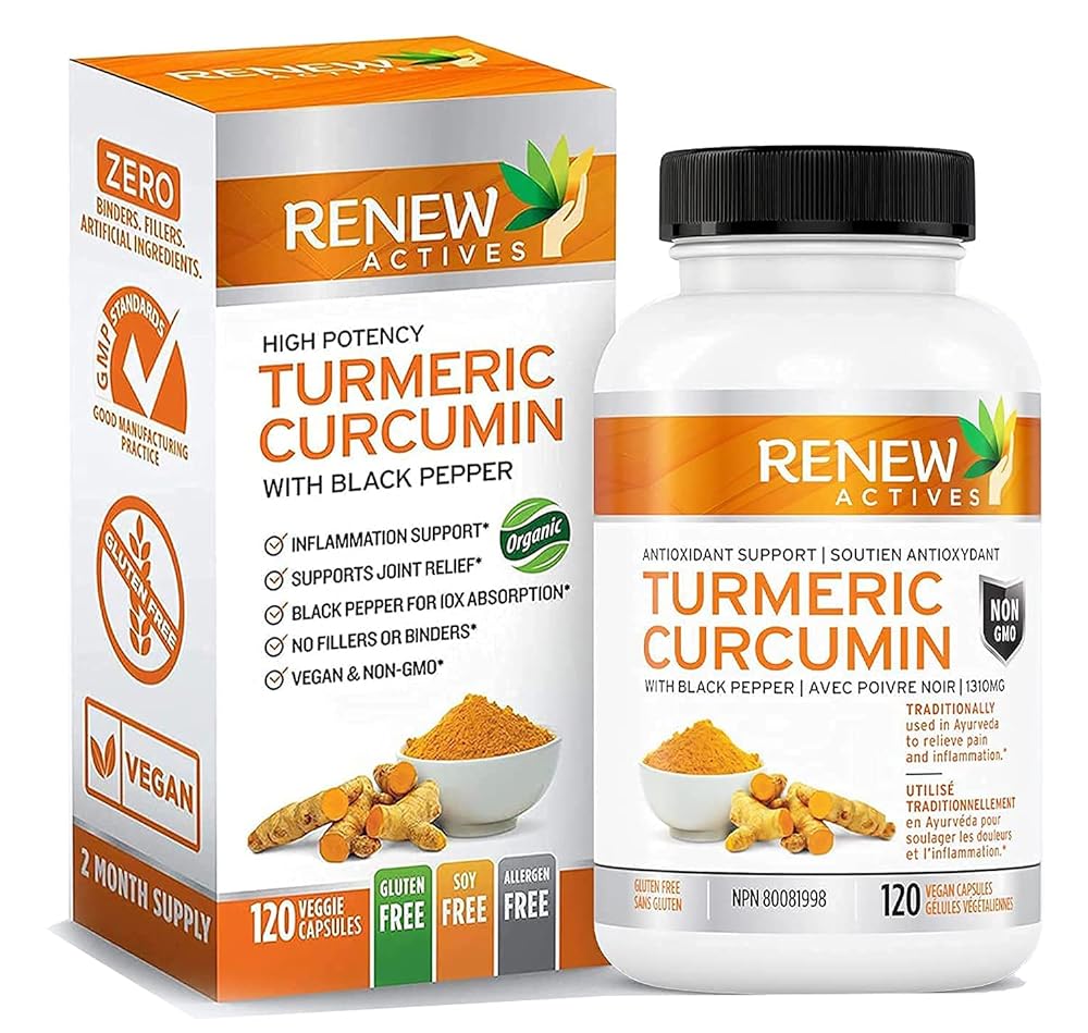 Renew Actives Turmeric Curcumin Supplement