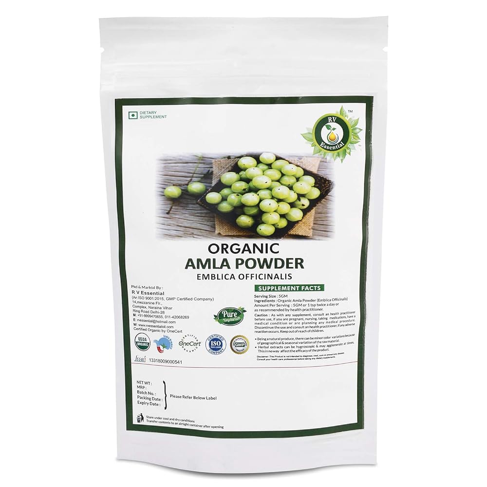 R V Essential Organic Amla Powder
