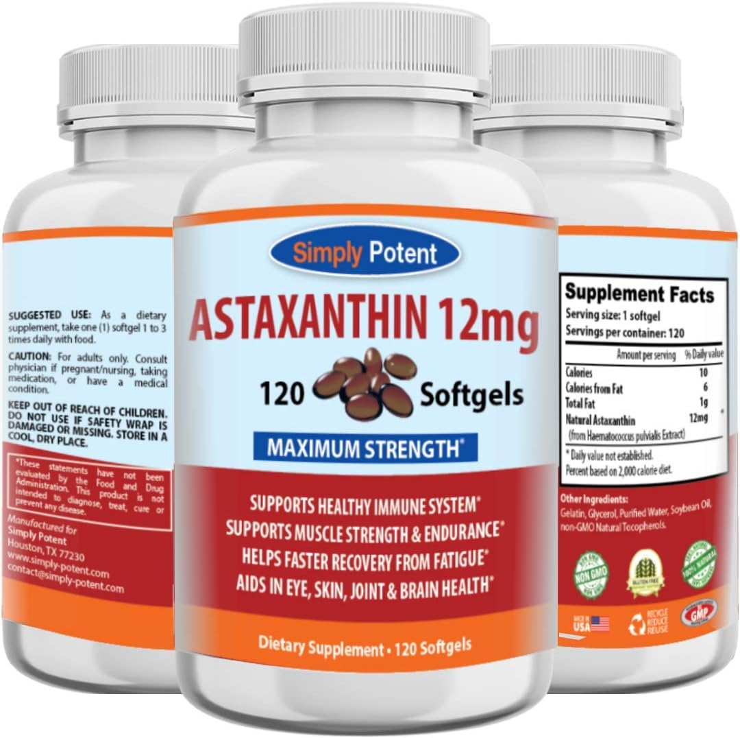 Simply Potent Astaxanthin Gel Caps