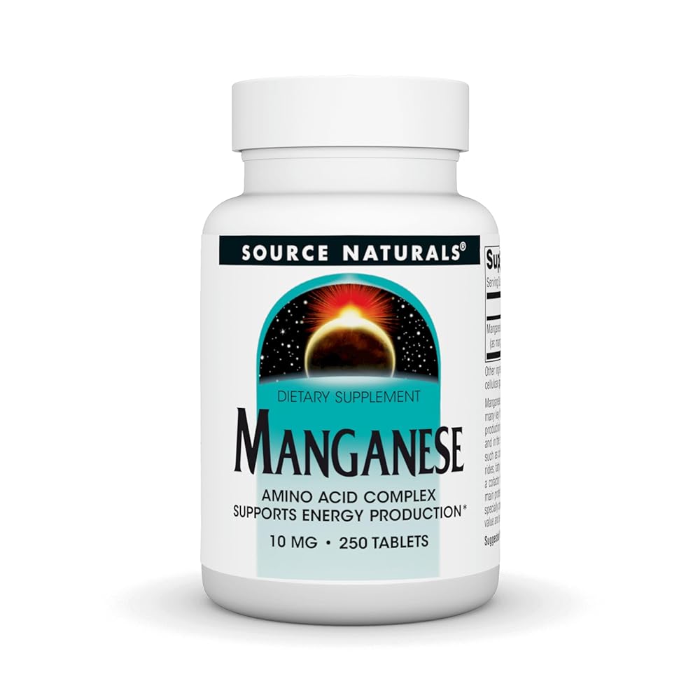 Source Naturals Manganese Chelate 10mg ...