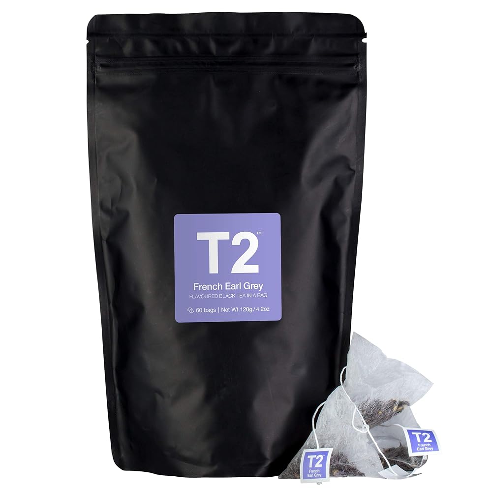 T2 French Earl Grey Tea Bags, 60-count