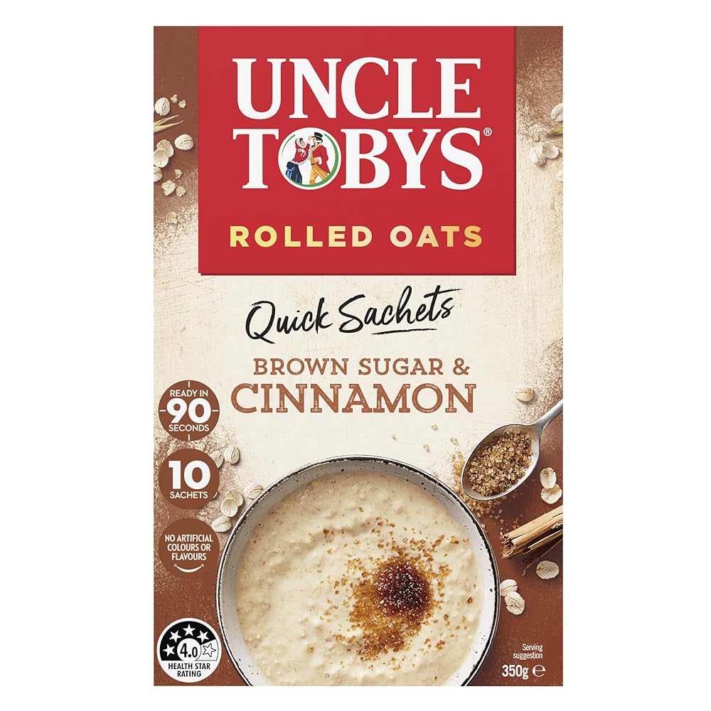 UNCLE TOBYS Quick Oats Brown Sugar &...
