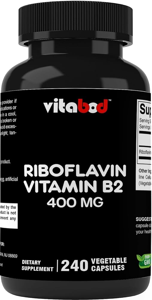 Vitabod Vitamin B2 400mg Capsules