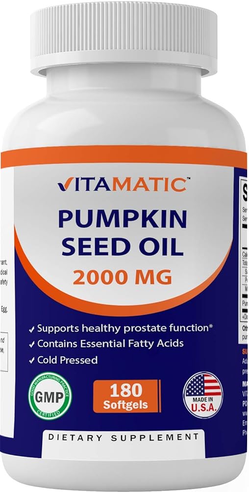 Vitamatic Pumpkin Seed Oil Softgel Caps...