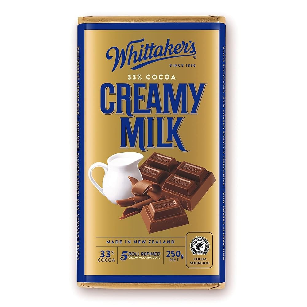 Whittaker’s Creamy Milk Chocolate...