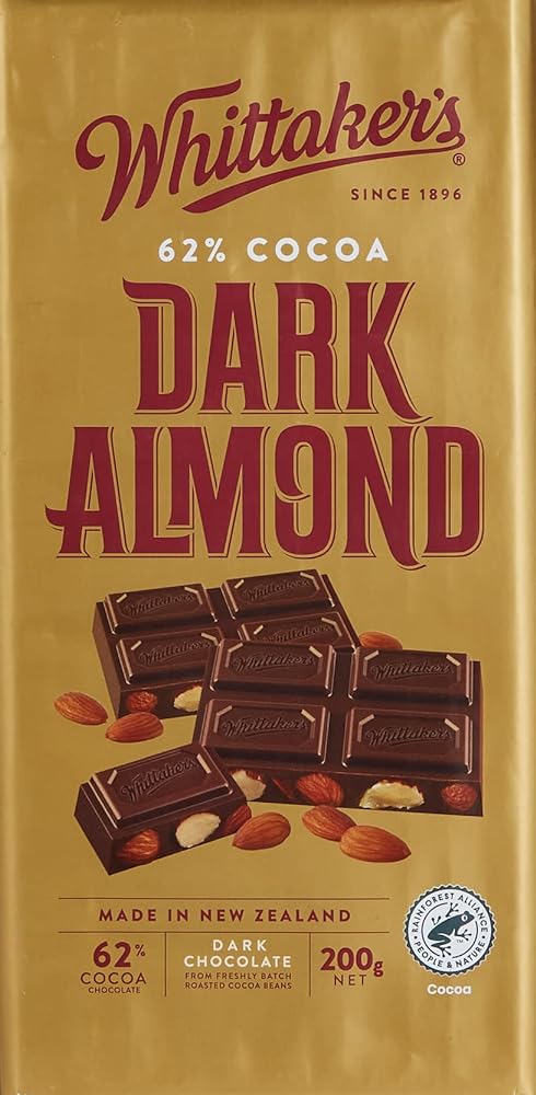 Whittaker’s Dark Almond Chocolate...