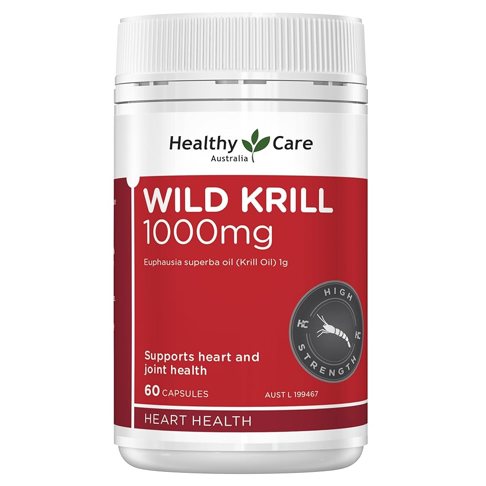 Wild Krill Oil 1000mg Capsules by Healt...