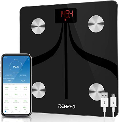 RENPHO Bluetooth Body Fat Scale Weight ...