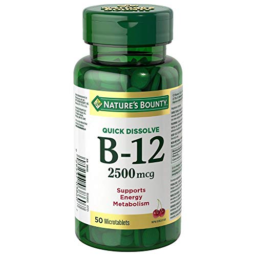 Nature’s Bounty Vitamin B12 Suppl...