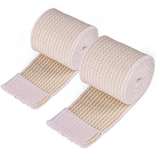 LotFancy Cotton Elastic Bandage