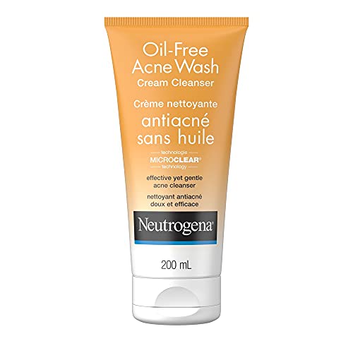 Neutrogena Acne Face Wash, Oil Free Cre...