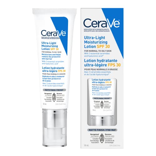 CeraVe Ultra-light Face Moisturizer wit...