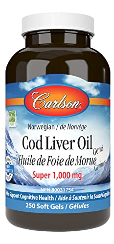 Carlson Laboratories Cod Liver Oil Gems