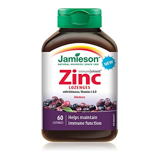 Jamieson Zinc Lozenges Elderberry Flavour