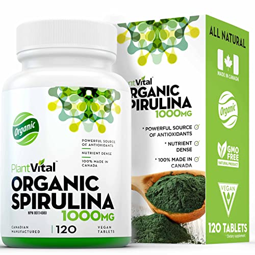 Plantvital Organic Spirulina Tablets 10...