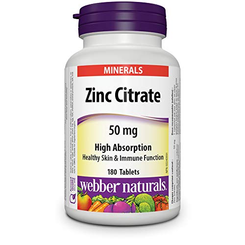 Webber Naturals Zinc Citrate Supplement