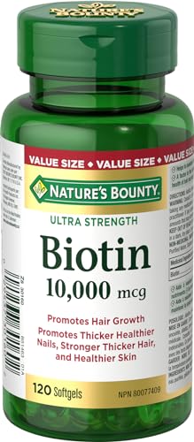 Nature’s Bounty Biotin Supplement...