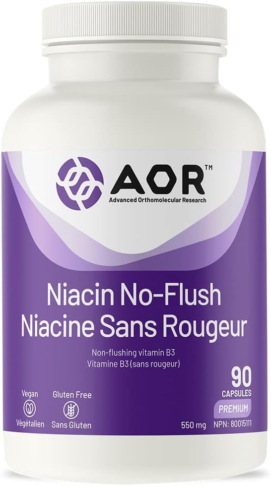 AOR Niacin No-Flush 550mg Capsules