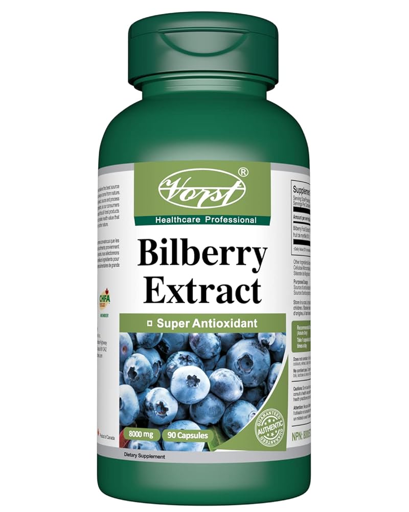 Bilberry Extract 8000mg Capsules
