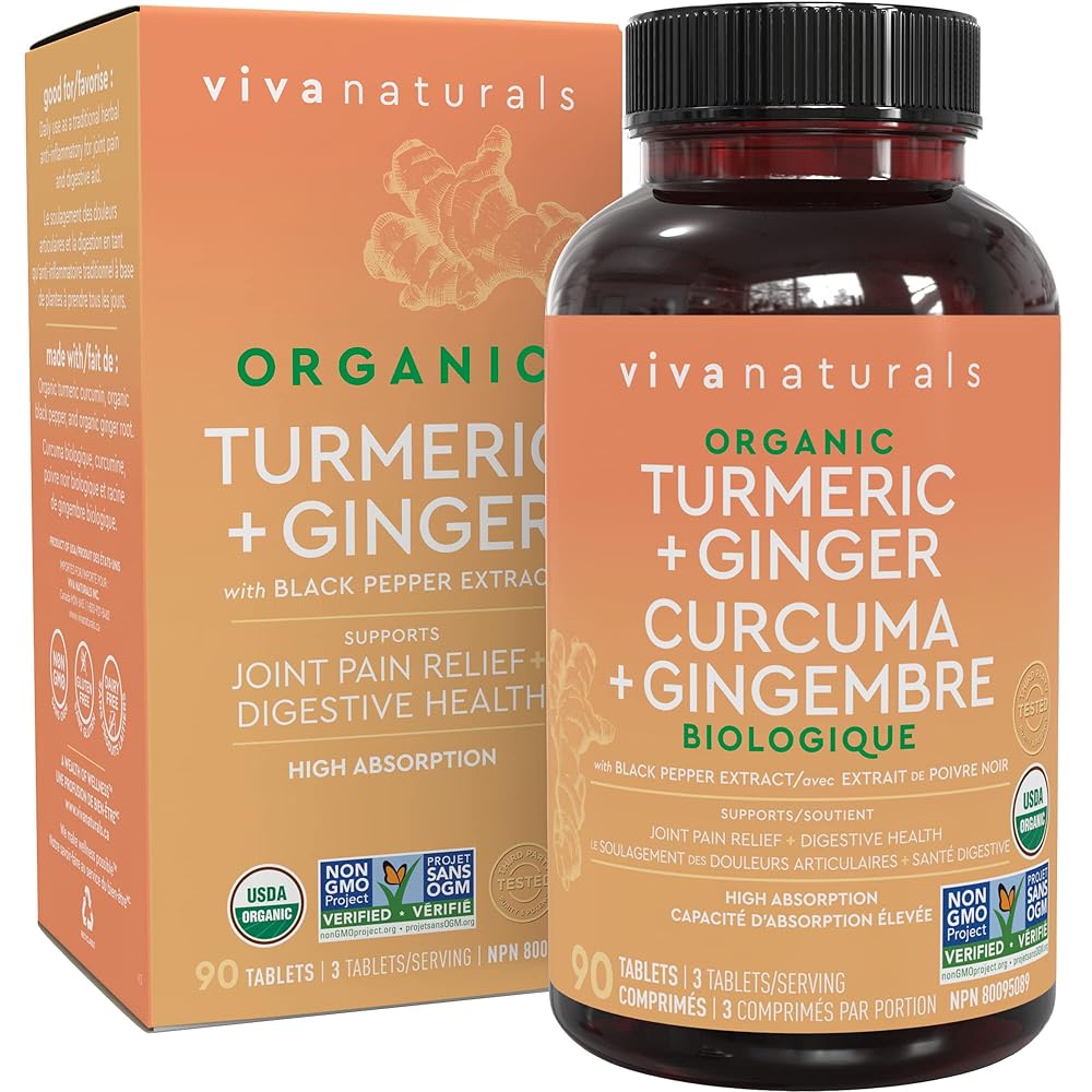 BrandName Turmeric Ginger Supplement fo...