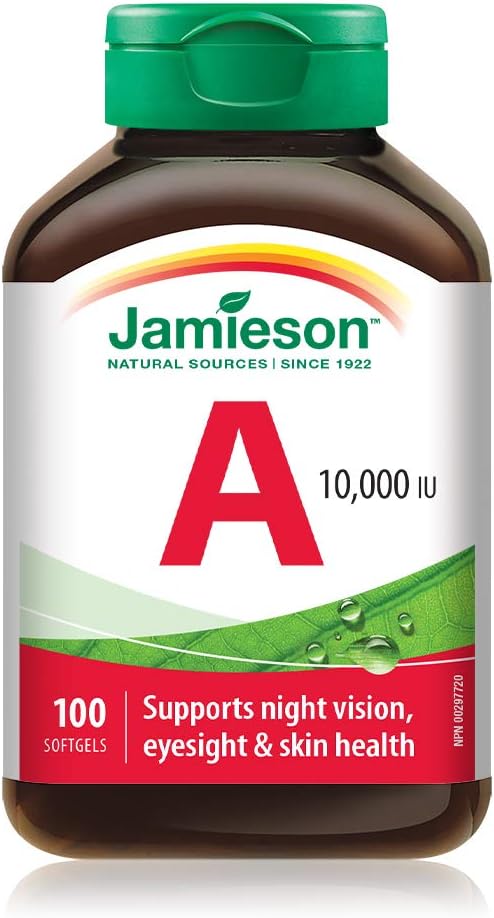 Brand Vitamin A 10,000 IU, 100 Count