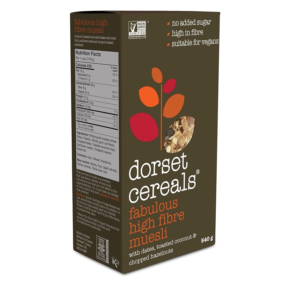 Dorset Cereals High Fibre Muesli, 540g