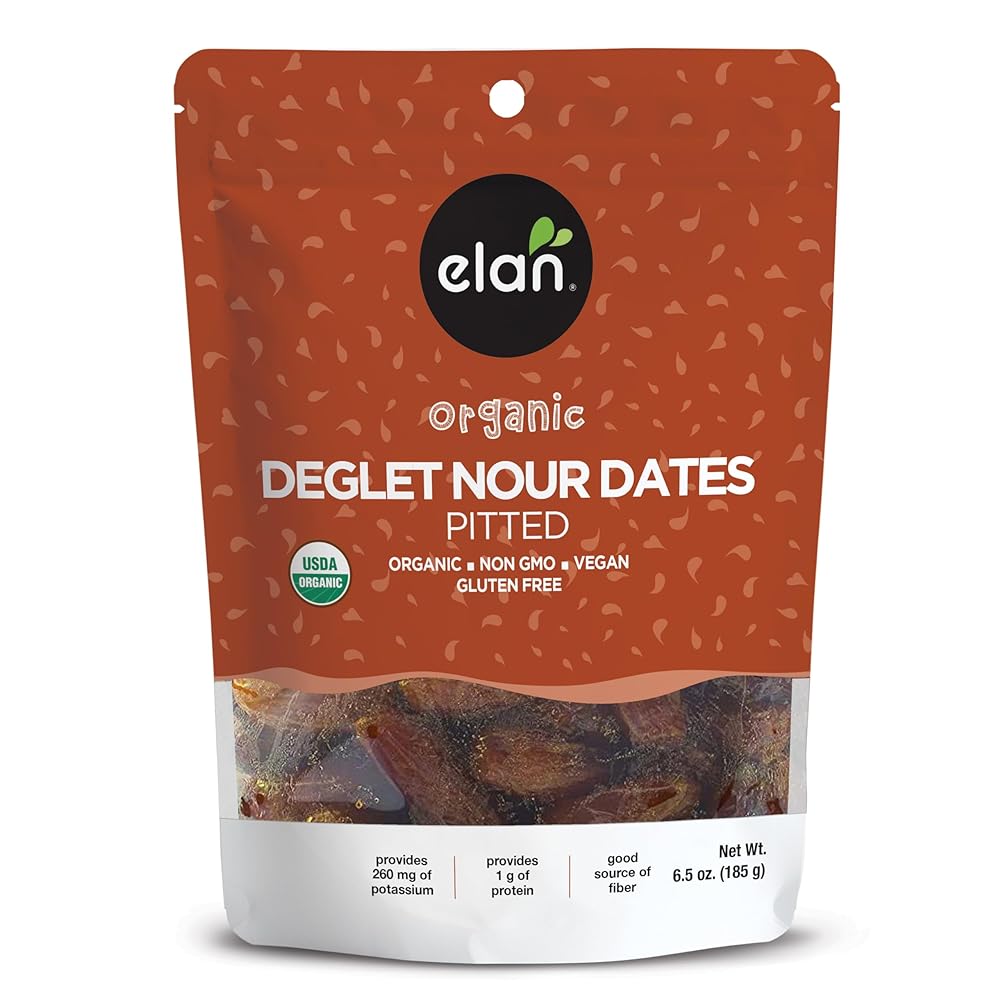 Elan Organic Pitted Dates, 185g