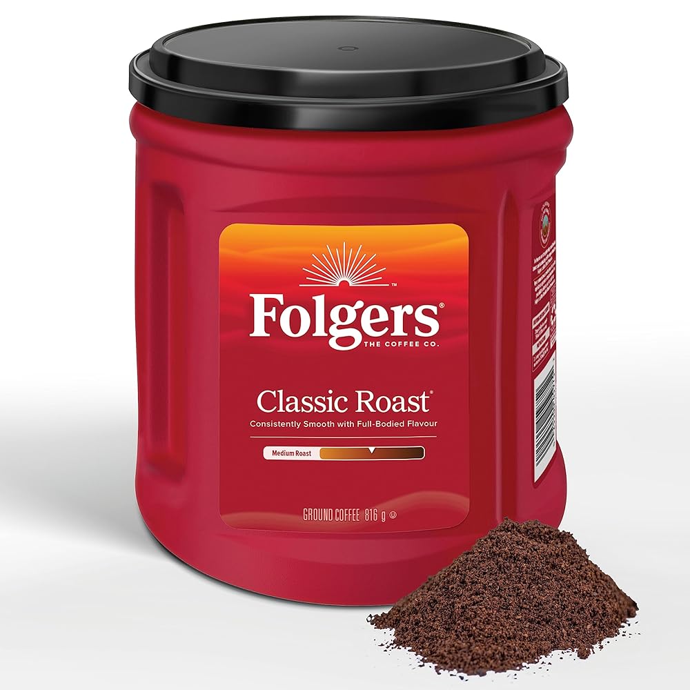 Folgers Classic Roast Ground Coffee, 816g