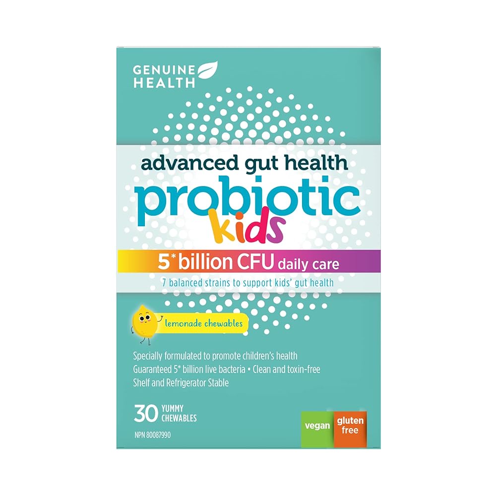 Genuine Health Kids Probiotic, 30ct, Le...