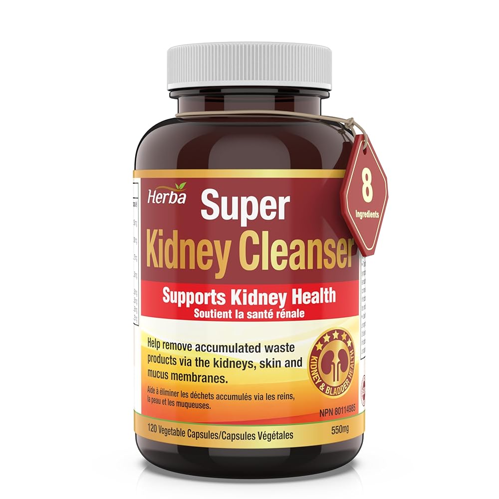 Herba Kidney Cleanse Capsules with 8 He...