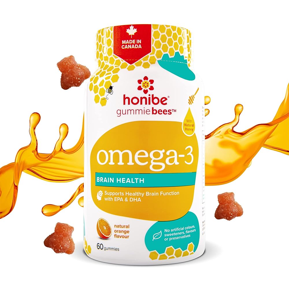 Honibe Omega-3 Gummies: Brain Health Su...