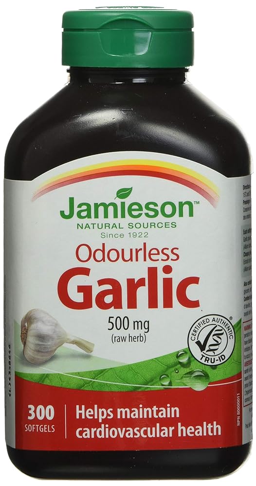 Jamieson Garlic Softgels 300 Count