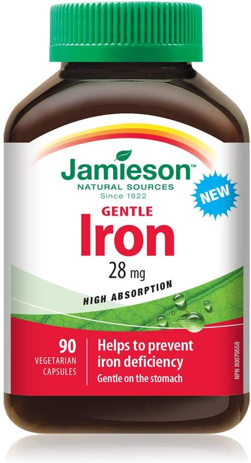 Jamieson Gentle Iron 28mg – 90 Count