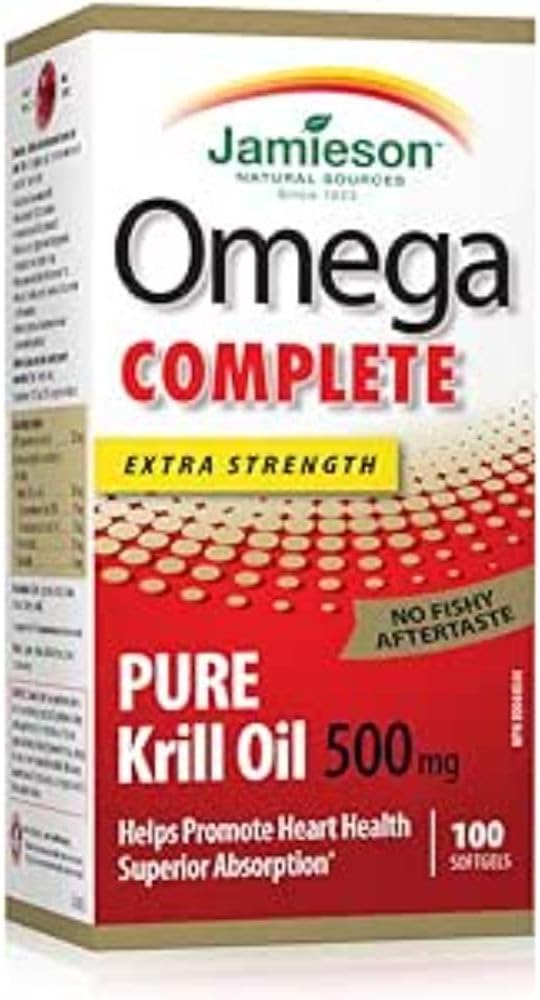 Jamieson Omega Krill Oil Softgels, 500mg