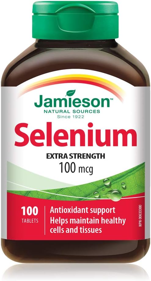 Jamieson Selenium 100mcg Tablets