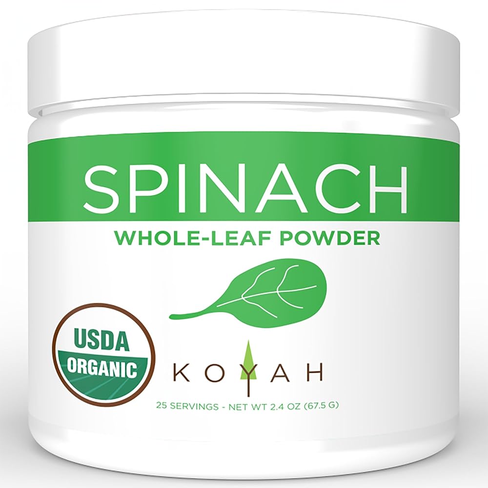 KOYAH Spinach Powder: Organic Freeze-Dr...