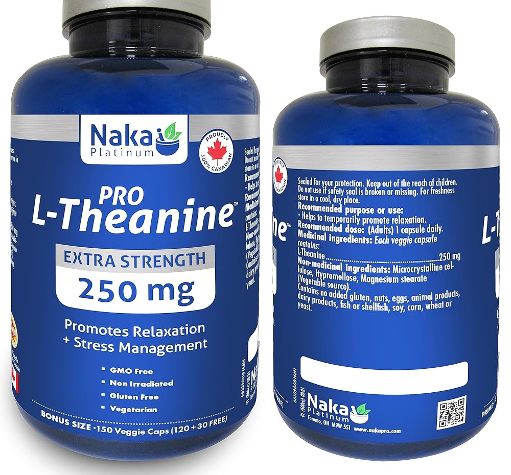 Naka Platinum L-Theanine 250 mg Veggie ...