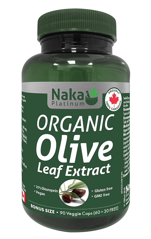Naka Platinum Olive Leaf Extract –...
