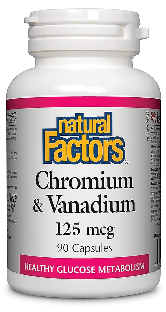 Natural Factors Chromium & Vanadiu...