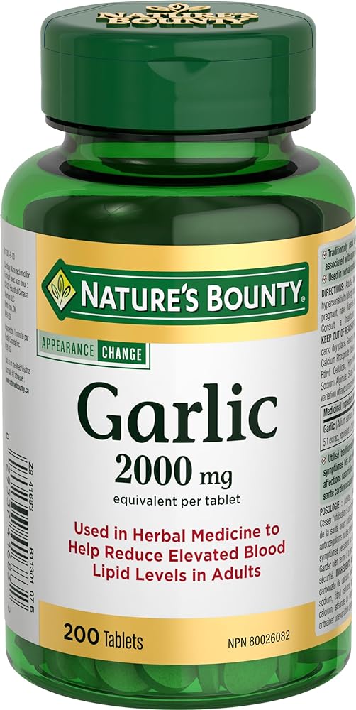 Nature’s Bounty Garlic Supplement...