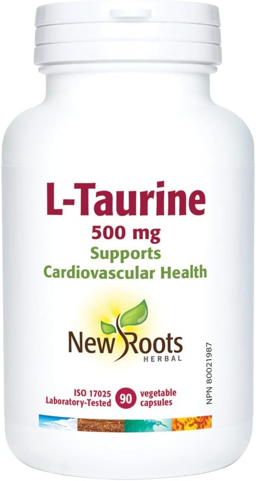 New Roots Herbal L-Taurine 500mg Capsules