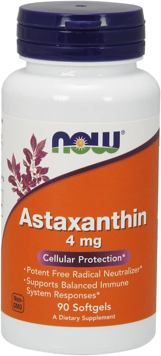 Now Foods Astaxanthin 4mg Gel Capsules