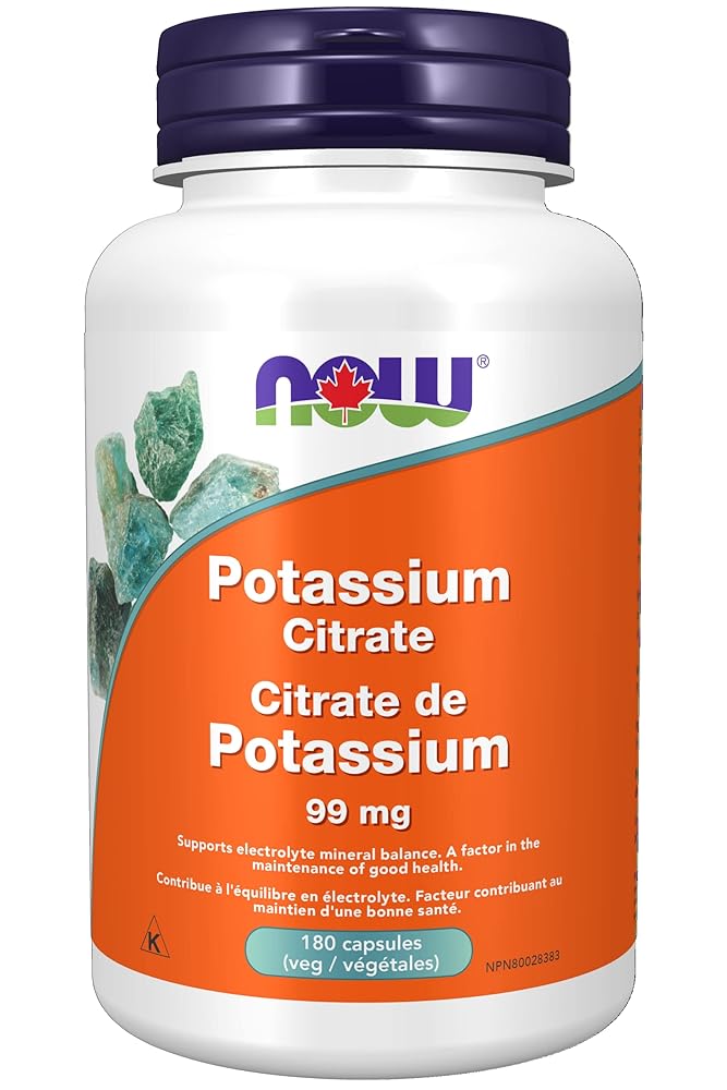 Now Foods Potassium Citrate 180cap