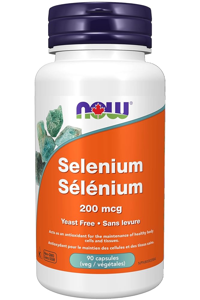 Now Foods Selenium 200mcg 90vcap –...