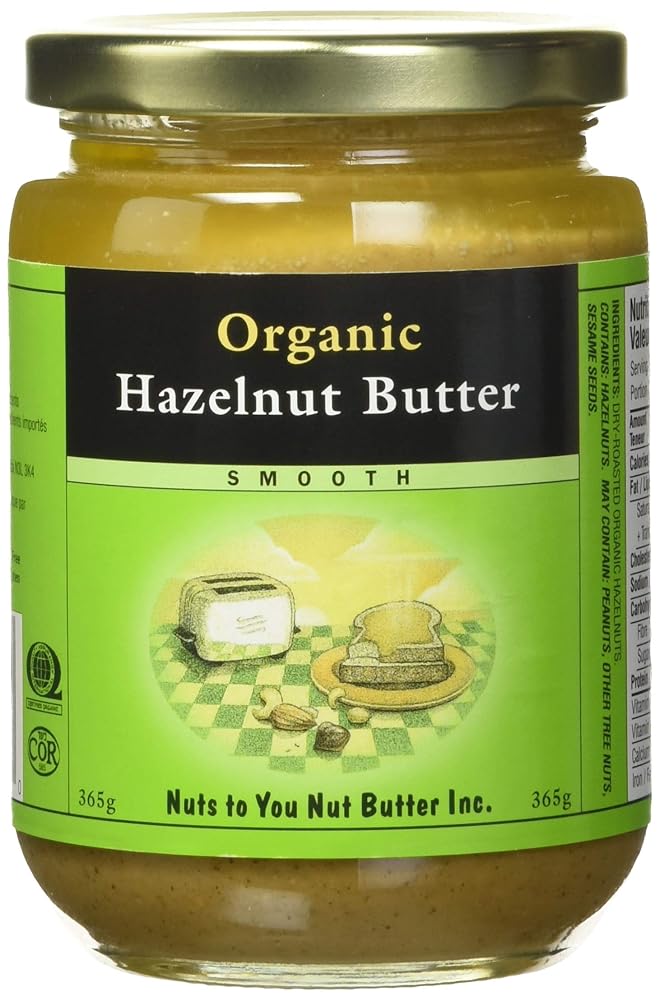 Nut Butter: Organic Smooth Hazelnut, 365g