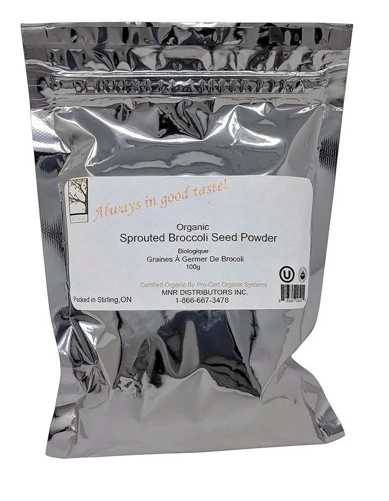 Organic Sprouted Broccoli Seed Powder